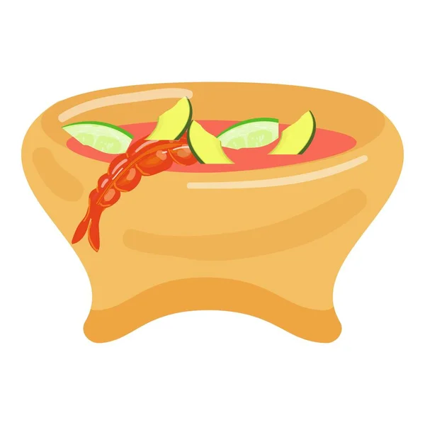 Chili Con Carne Εικονίδιο Φορέα Κινουμένων Σχεδίων Μεξικάνικο Σάλτσα Φαγητού — Διανυσματικό Αρχείο