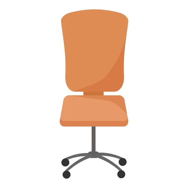 Armchair Icon Cartoon Vector Desk Chair Front Office — Stock Vector