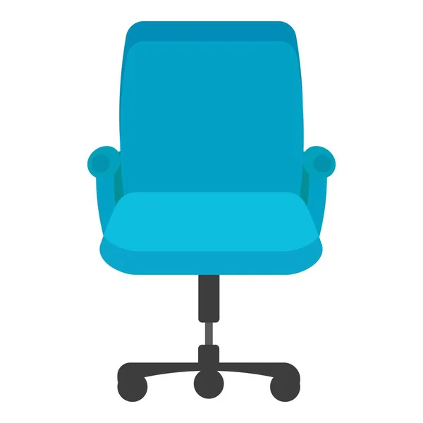 Empty Desk Chair Icon Cartoon Vector Office Seat Modern Furniture — Stock Vector