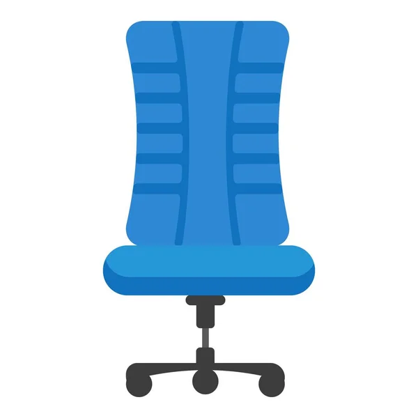 Wnętrze Biurka Krzesło Ikona Wektor Kreskówki Strony Biura Widok Siedzenia — Wektor stockowy
