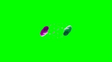 Suluboya tasarımının sanatsal çok renkli unsurları, soyut arkaplan, yeşil arka plandaki sıçramalarla vurgulanan bir damla kireç ve peri mürekkebi tarafından oluşturulan bir sıçramadır.