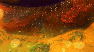 Ateşli Alkol Mürekkebi. Mermer duvar kağıdı. Eylül 'ün arka planı. Şükran Günü için doku. Kahverengi Sonbahar Dokusu