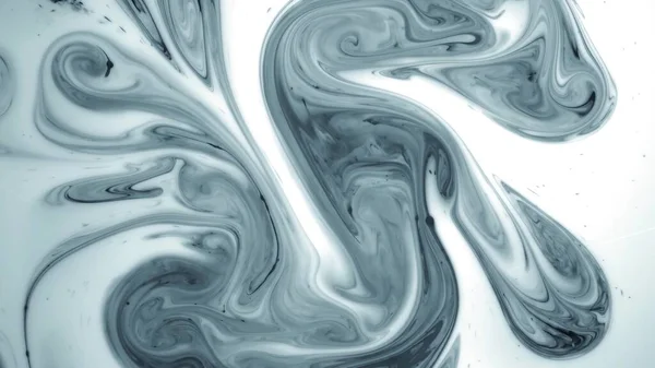 Šedomodré Barvy Vodě Bílém Pozadí Abstraktní Textury Módní Tapety Art — Stock fotografie