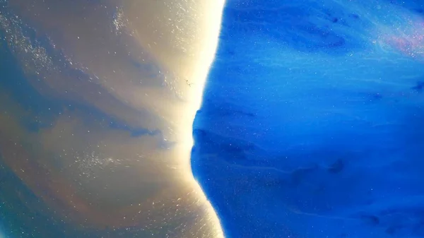 Μπλε Χρώματα Στο Νερό Της Αφηρημένης Υφής Μοντέρνα Ταπετσαρία Τέχνη — Φωτογραφία Αρχείου