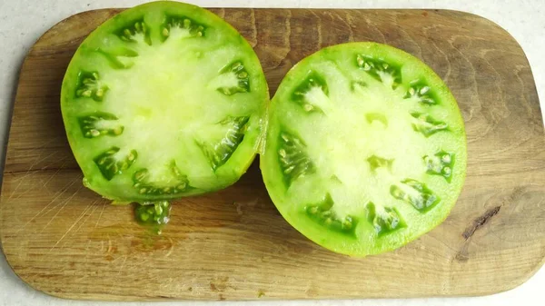 Tomatenplanten Kas Groene Tomaten Plantage Biologische Landbouw Jonge Tomatenplanten Groei — Stockfoto