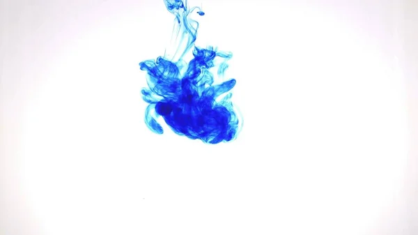 Explosion Colored Paints Water White Background — Stock Photo, Image