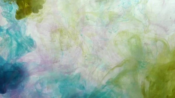 白い背景に彩色絵具の爆発 ロイヤリティフリーのストック画像