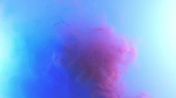 Eine Explosion Farbiger Farben Wasser Auf Weißem Hintergrund — Stockfoto