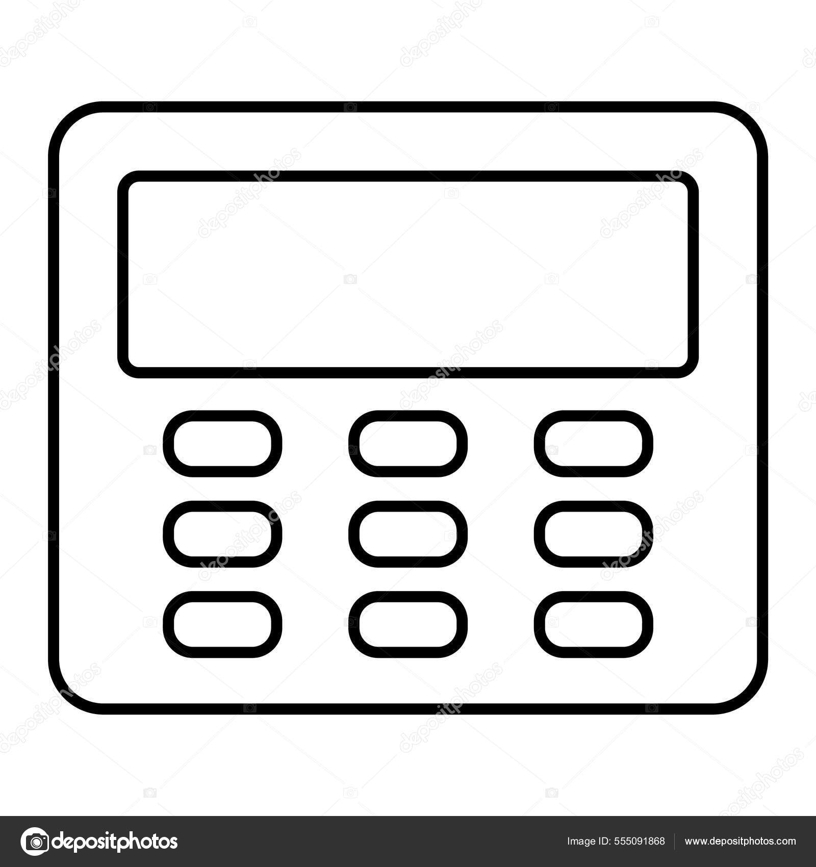 CALCULATE Web Button (online calculator mathematics tools icon) Stock  Vector