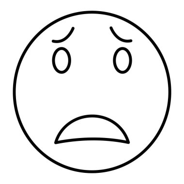 yüz simgesi, vektör illüstrasyonu