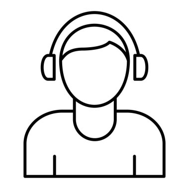 avatar. Web simgesi basit tasarım