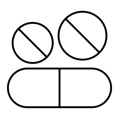 hap ikonu vektör illüstrasyonu