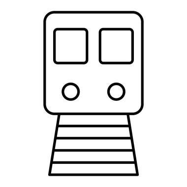 tren simgesi vektör illüstrasyonu