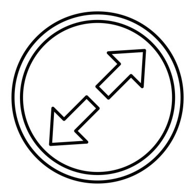 Ok simgesi. Web için ok vektör simgelerinin özet çizimi