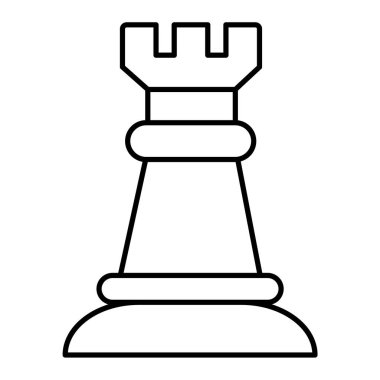 Satranç ikonu vektör illüstrasyonu