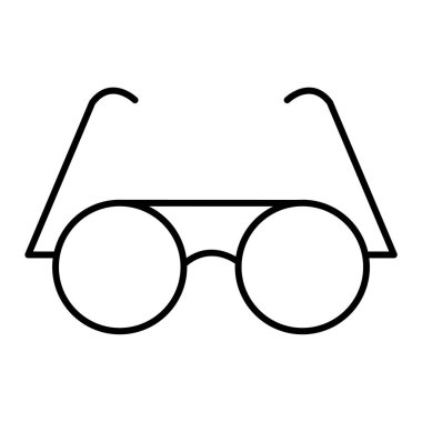 gözlük ikonu vektör illüstrasyonu