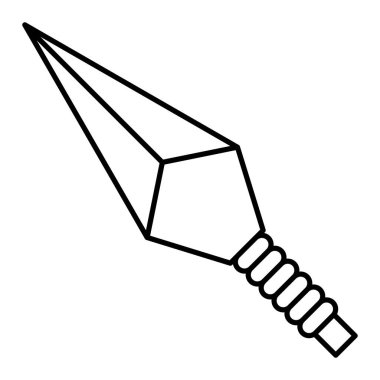 Bir silah simgesinin vektör illüstrasyonu