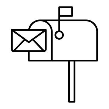 posta iletisi simgesi vektör çizimi grafik tasarımı