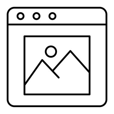 Bir pencerenin çerçeve çizimi