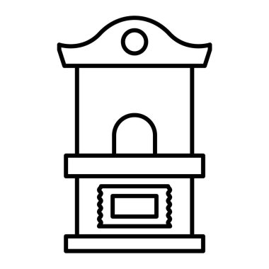 Vektör illüstrasyonu, simge ögesi arkaplanı