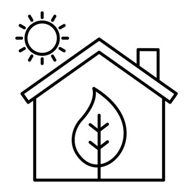 Çevre dostu ikon vektör çizimi