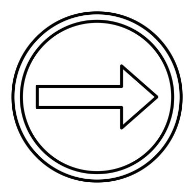 Ok simgesi. Web için ok vektör simgelerinin özet çizimi