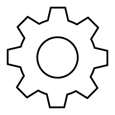 Teçhizat Web simgesi basit illüstrasyon