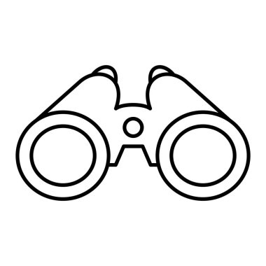 dürbün simgesi. vektör illüstrasyonu