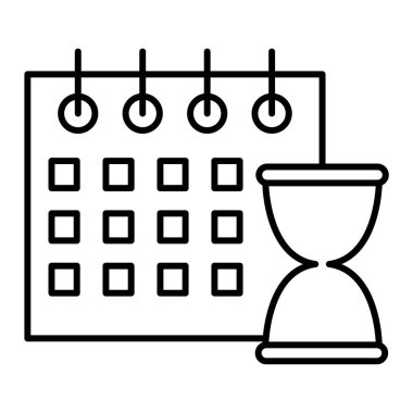 Takvim simgesi vektör illüstrasyon tasarımı