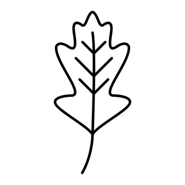 Yaprak ikonu vektör illüstrasyonu