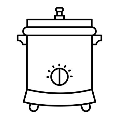 Gıda kabı simgesinin vektör illüstrasyonu