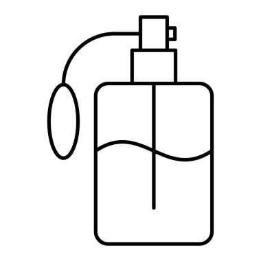 Parfüm ikonu. Web için losyon vektör simgelerinin özet çizimi