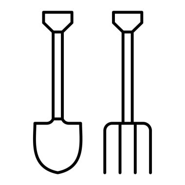 Simge vektör resimlemesini kürekler