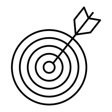 ok simgesi vektör illüstrasyon tasarımı olan hedef