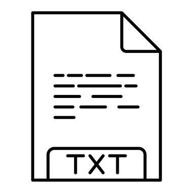 dosya biçimi simgesi, vektör illüstrasyonu