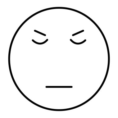 yüz simgesi, vektör illüstrasyonu