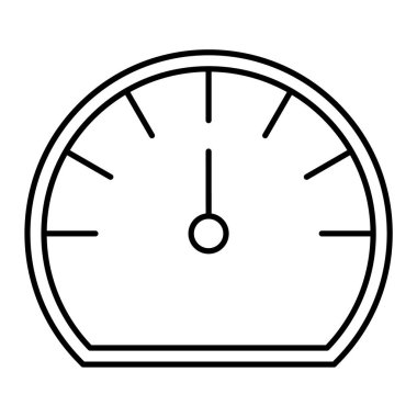 Saat simgesi vektör illüstrasyonu