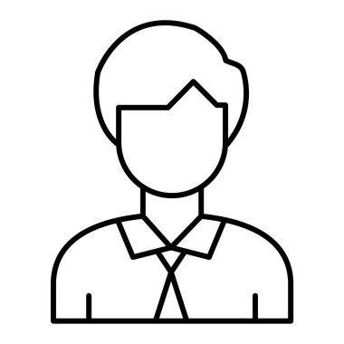 avatar. Web simgesi basit tasarım