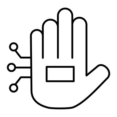 iş yönetimi çizgisi simgesi, ana hatlı vektör illüstrasyonu, doğrusal biçim kavramı