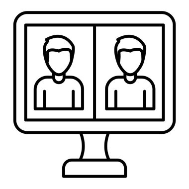 beyaz arkaplanda izole edilmiş kullanıcı simgesi vektörü, man avatar logo kavramı