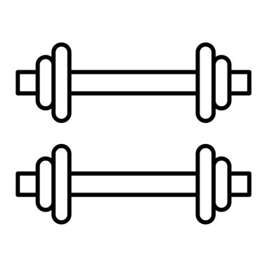 fitness ekipmanı simgesi vektör illüstrasyon grafik tasarımı