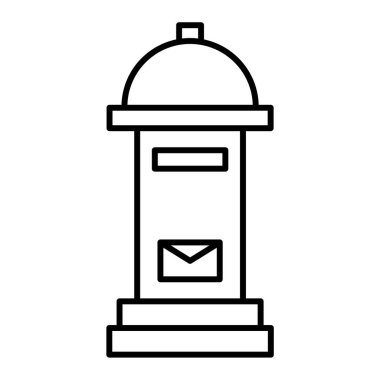 E- posta kutusu simgesi modaya uygun izole edilmiş arkaplan