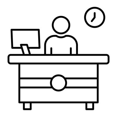 Masa simgesi olan bilgisayar klavyesi