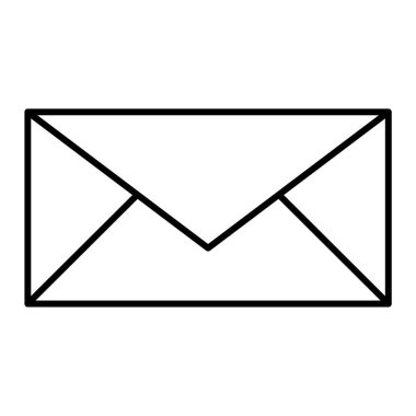 zarf e- posta simgesi vektör illüstrasyon grafik tasarımı