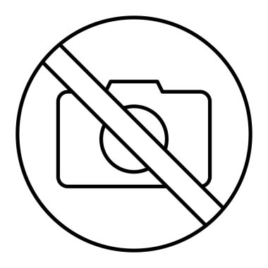 Fotoğraf simgesi vektör illüstrasyonu yok 