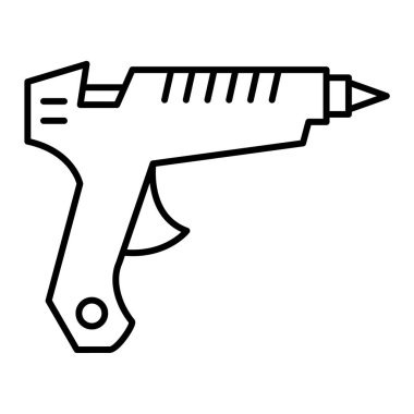 Bir silah simgesinin vektör illüstrasyonu