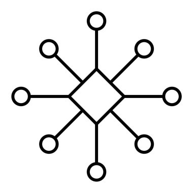 iş yönetimi çizgisi simgesi, ana hatlı vektör illüstrasyonu, doğrusal biçim kavramı