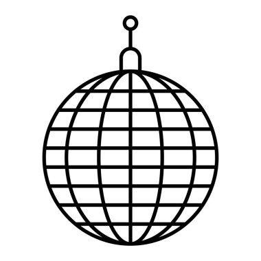 top ile küre, vektör illüstrasyon