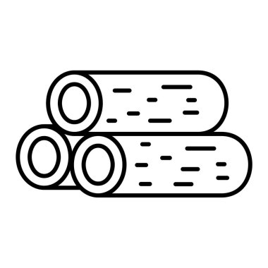 Ahşap simge vektör çizim