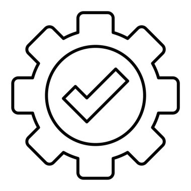 Teknik yönetim vektör simgesi